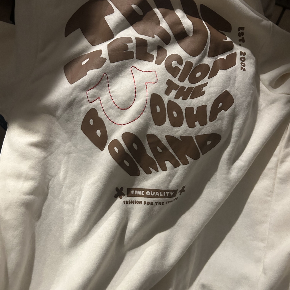 True Religion White Graphic T-Shirt